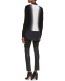 Dip-Dye Silk Blouse