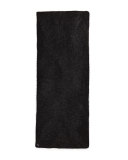 Chain-Trimmed Scarf, Black