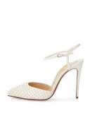 Baila Spike Leather Red Sole Pump