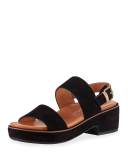 Talia Suede Flatform City Sandal
