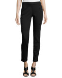 Lightweight Denim Leggings, Black 
