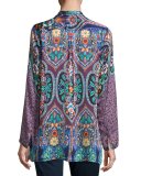 Houstein Printed Charmeuse Tunic