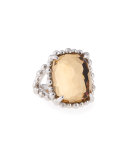 Molten 18k Doublet Large Rectangle Ring, Size 7