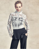 Mid-Rise Flare-Leg Pants, Doe