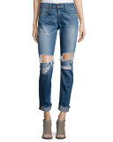 Dre Distressed Cuffed Jeans, Kennedy