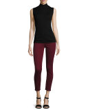 The Ankle Skinny Jeans, Cranberry