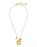 22K Gold-Plated Talisman Pendant Necklace