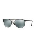 Men's Icon Signet Mirrored Sunglasses