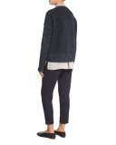 Single-Pleat Peg Pants