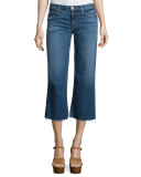 Sammi Flare-Leg Cropped Jeans, Stingray