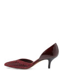 Finn d'Orsay 55mm Pump, Merlot