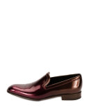 Garth Patent Leather Venetian Loafer, Wine