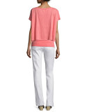 Scoop-Neck Long Organic Cotton Tank