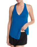 Taylor Tankini Underwire Swim Top, Blue (Available in D-DD Cup Sizes)