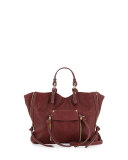 Everette Mini Crossbody Bag, Burgundy