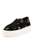 Court Classic Star-Print Sneaker, Black/Platinum