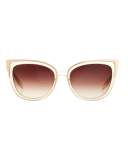 Winette Gradient Cat-Eye Sunglasses, Neutral