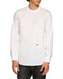 Dan Shirting Long-Sleeve T-Shirt, White