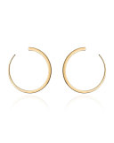 Moon Hoop Earrings