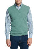 Cashmere V-Neck Sweater Vest