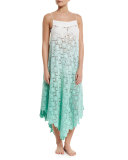 Southbay Crocheted-Lace Coverup Dress, Mint Ombre