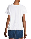 Rag & Bone Universal Vintage Crewneck Tee, White