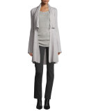 Mid-Rise Jersey Leggings, Charcoal