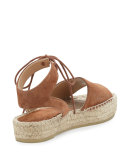 Samantha Suede Espadrille Sandal