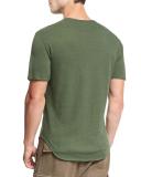 Raw-Hem Crewneck T-Shirt