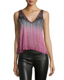 Angela Embellished Tank, Multi Colors