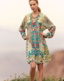 Yokina Printed Georgette Dress, Petite