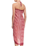 Printed Cover-Up Sarong, Boho