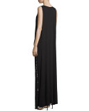 The Claire Cowl-Neck Maxi Dress, Black