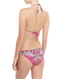 Gold Ball Printed Bikini Set, Desert Discotheque