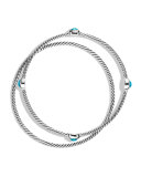 Color Classics Bangles with Blue Topaz