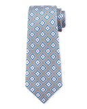 Grenadine Square-Medallion Printed Tie