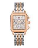 Deco Diamond Two-Tone Watch Head