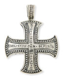 Men's Dare Sterling Silver Cross Pendant
