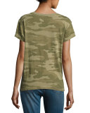 The Crewneck Camouflage Tee, Green