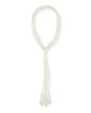 Six-Strand Pearl Tassel Necklace