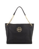 Britten Small Zip Tote Bag, Black
