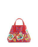 Marlborough Paradise Mini Tote Bag, Red