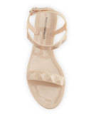 Jana Studded Jelly Sandal, Blush