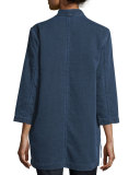 Fisher Project Bracelet-Sleeve Denim Kimono Jacket, Indigo