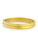 19K Gold Double-Band Bangle Bracelet