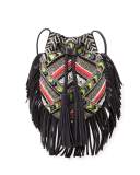 Wonder Beaded Fringe Crossbody Bag