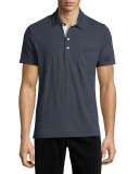 Pensacola Short-Sleeve Jersey Polo Shirt, Black