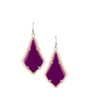 Alex Rose Quartz Earrings, Rose