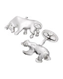 Bull and Bear Cuff Links