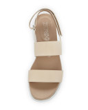 ZeroGrand Leather Slingback Sandal, Sandshell